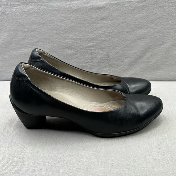 ECCO Sculptured 45 Womens Size 40 (US 9) Pump Plain Leather Comfort - Picture 1 of 8